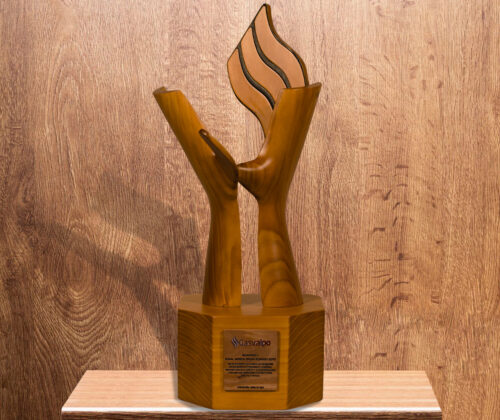 Escultura años de servicio