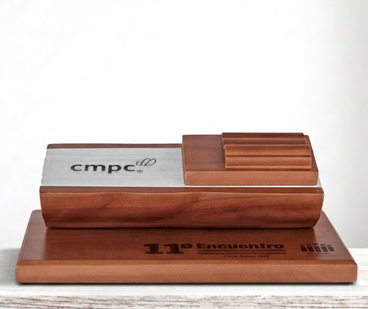Escultura de madera Semi Tronco CMPC - Imagen 2