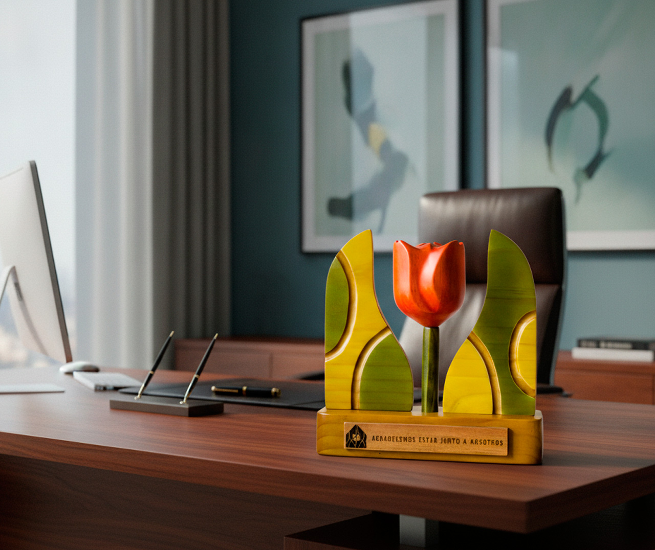 Escultura en madera hotel - Imagen 4