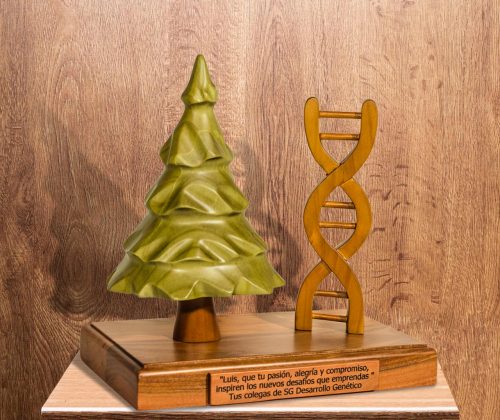 Escultura en madera Bioforest Arauco - Imagen 2